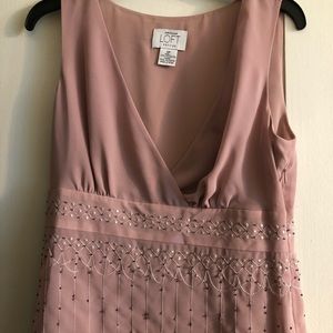 Ann Taylor V neck shell